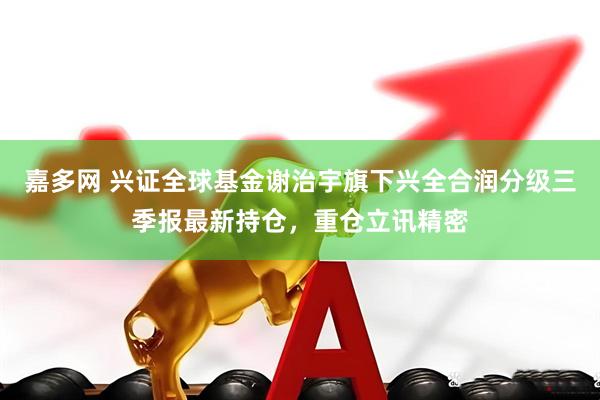 嘉多网 兴证全球基金谢治宇旗下兴全合润分级三季报最新持仓，重仓立讯精密