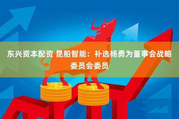 东兴资本配资 昆船智能：补选杨勇为董事会战略委员会委员