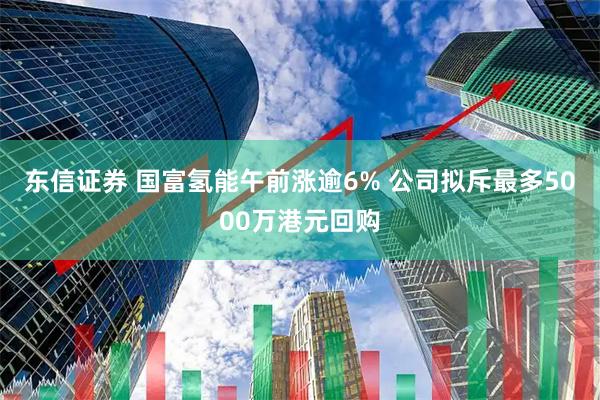 东信证券 国富氢能午前涨逾6% 公司拟斥最多5000万港元回购