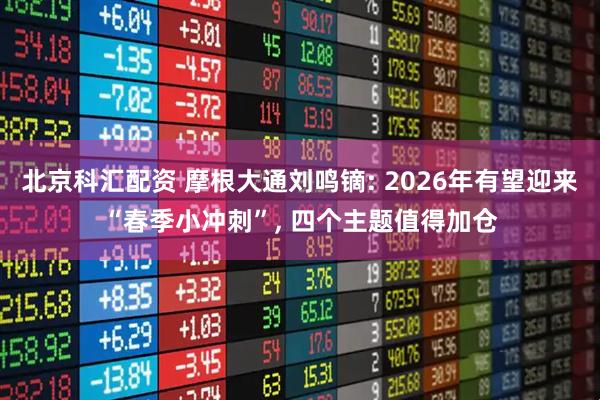 北京科汇配资 摩根大通刘鸣镝: 2026年有望迎来“春季小冲刺”, 四个主题值得加仓